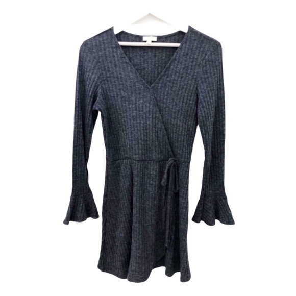 CHARMING Charlie ribbed faux wrap dress - Picture 1 of 8